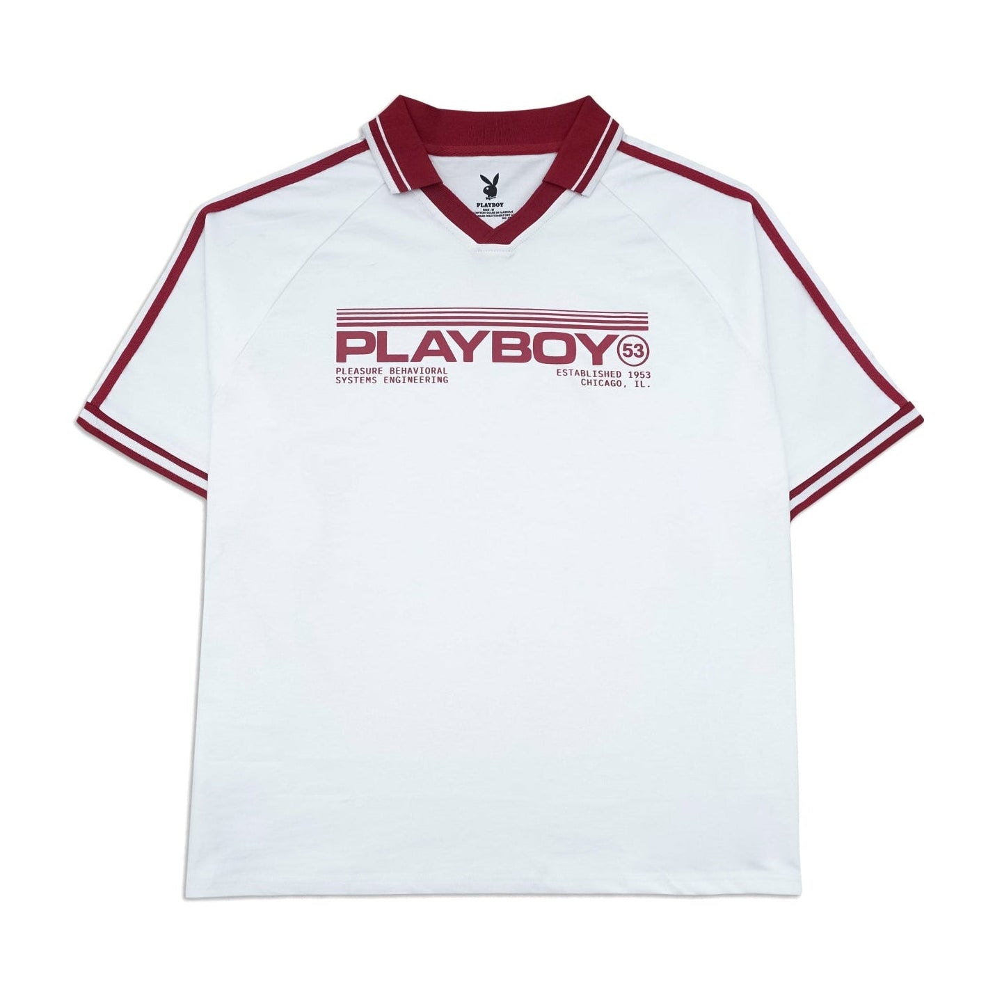 Playboy Pleasure Club Oversized Tee t-shirt bianca cotone