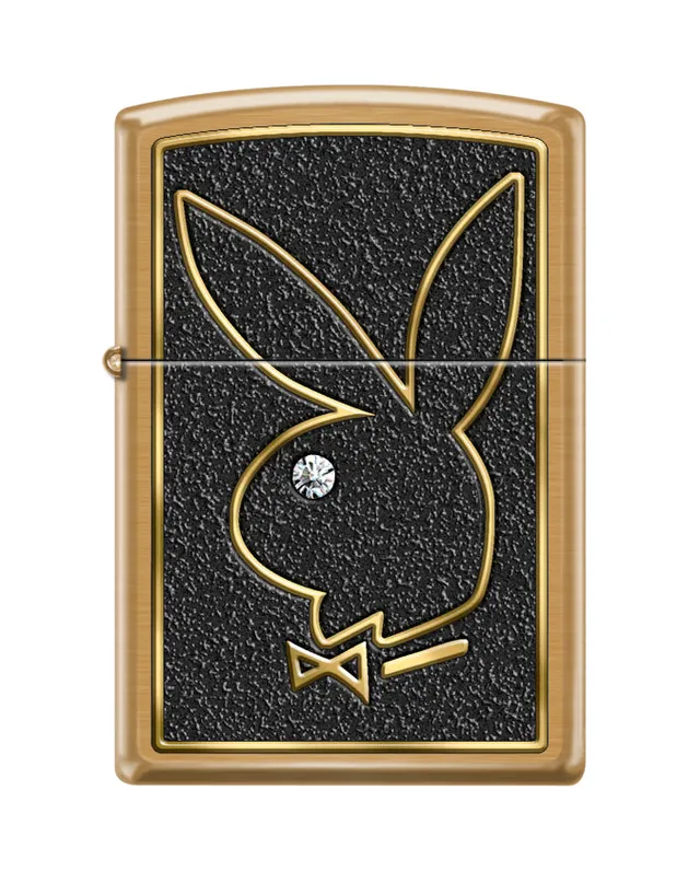 Playboy Gold Rabbit Head accendino antivento oro