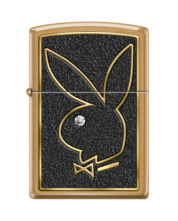 Playboy Gold Rabbit Head accendino antivento oro