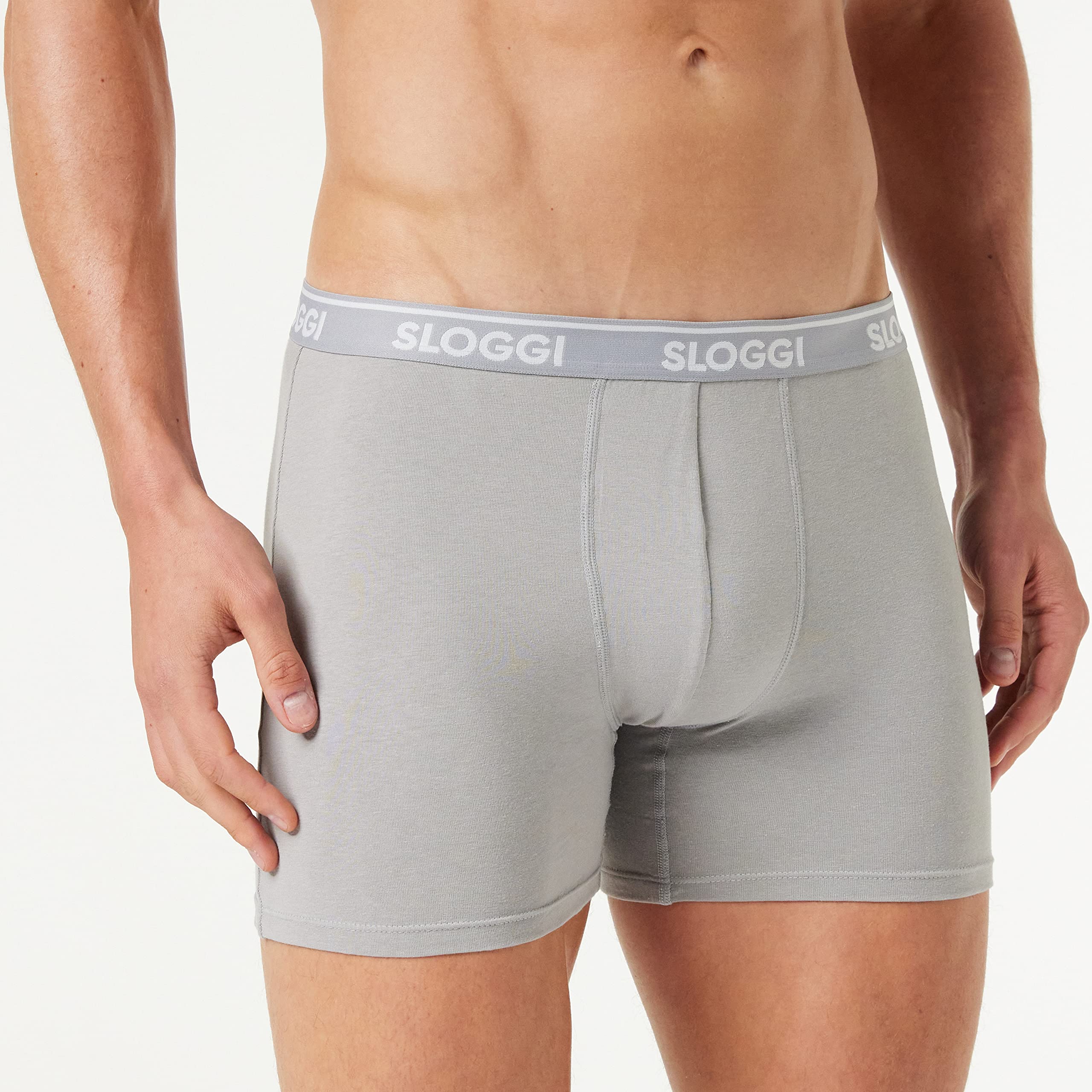 Sloggi Go ABC H Short 2P boxer uomo 2 pezzi nero