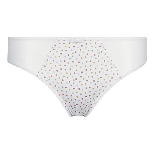 DIM Generous Slip Donna 68 Pois Bianchi Cotone Bio