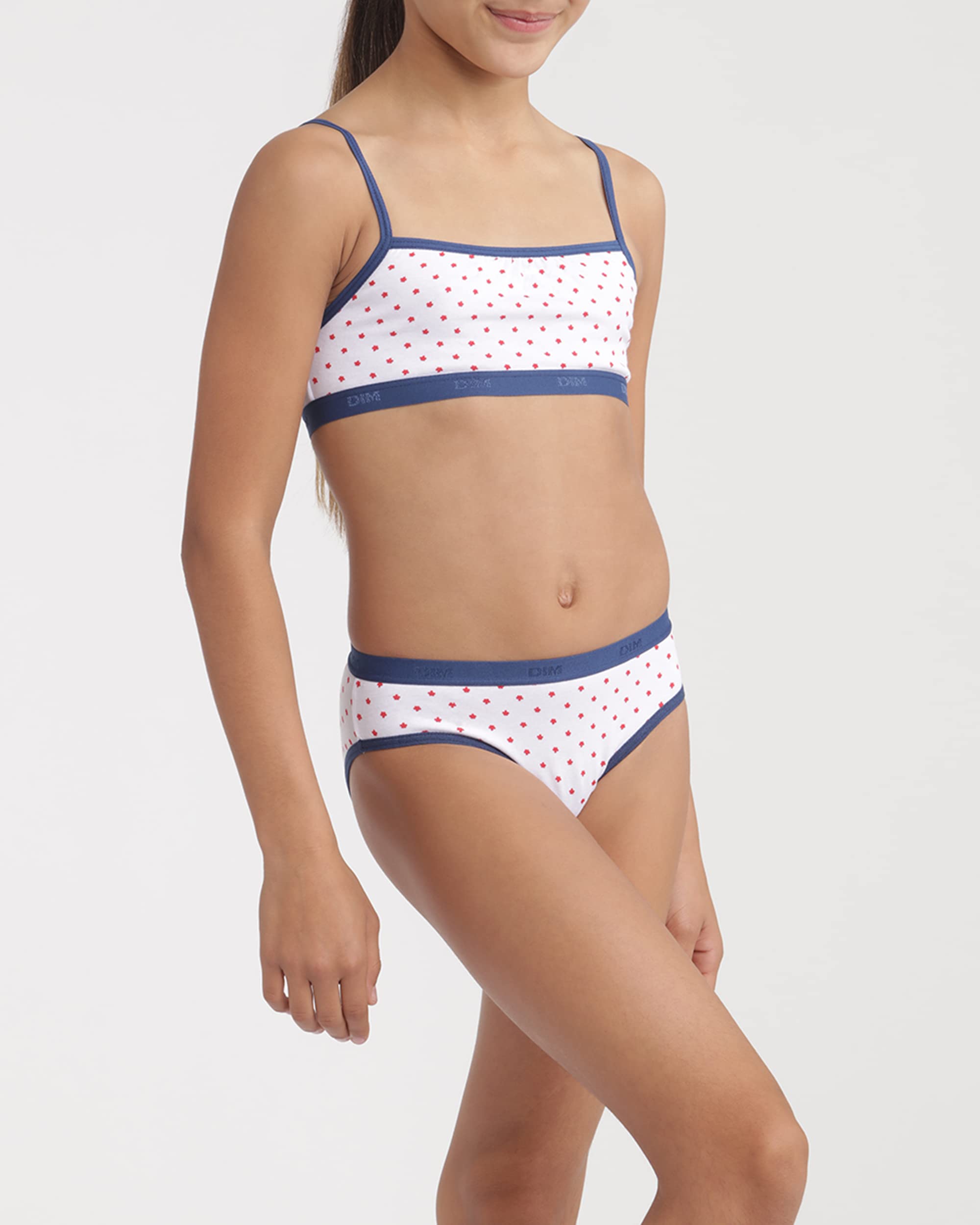 DIM Slip Bambina Pacco da 5 Cotone Morbido