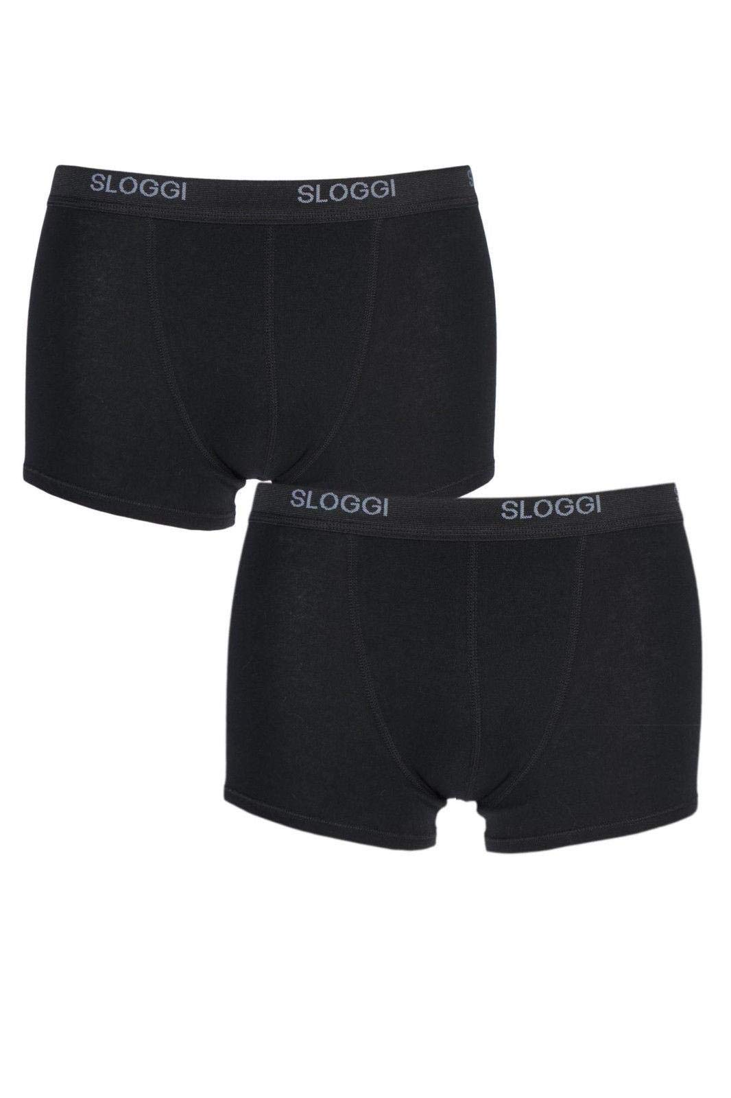 sloggi Men Basic Short Boxer Uomo L Nero Cotone