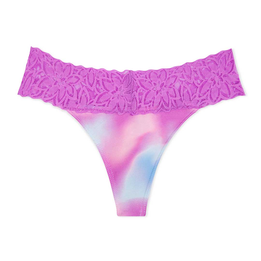 René Rofé perizoma microfibra pizzo 5 pezzi colori