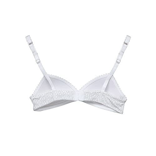 DIM Touch Triangolo Senza Ferretto Reggiseno Ragazza Bianco x1