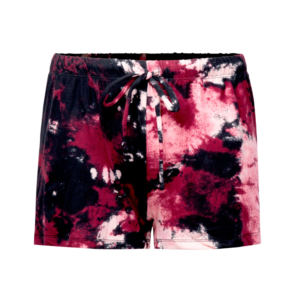 René Rofé Yummy Butter Soft shorts pigiama 4 pezzi nero righe