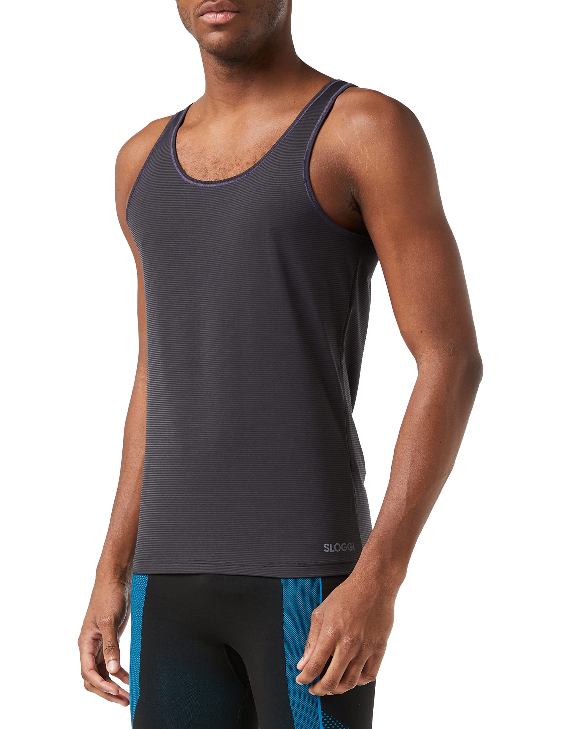 Sloggi Ever Cool Tank Top Canotta Uomo Nero Traspirante
