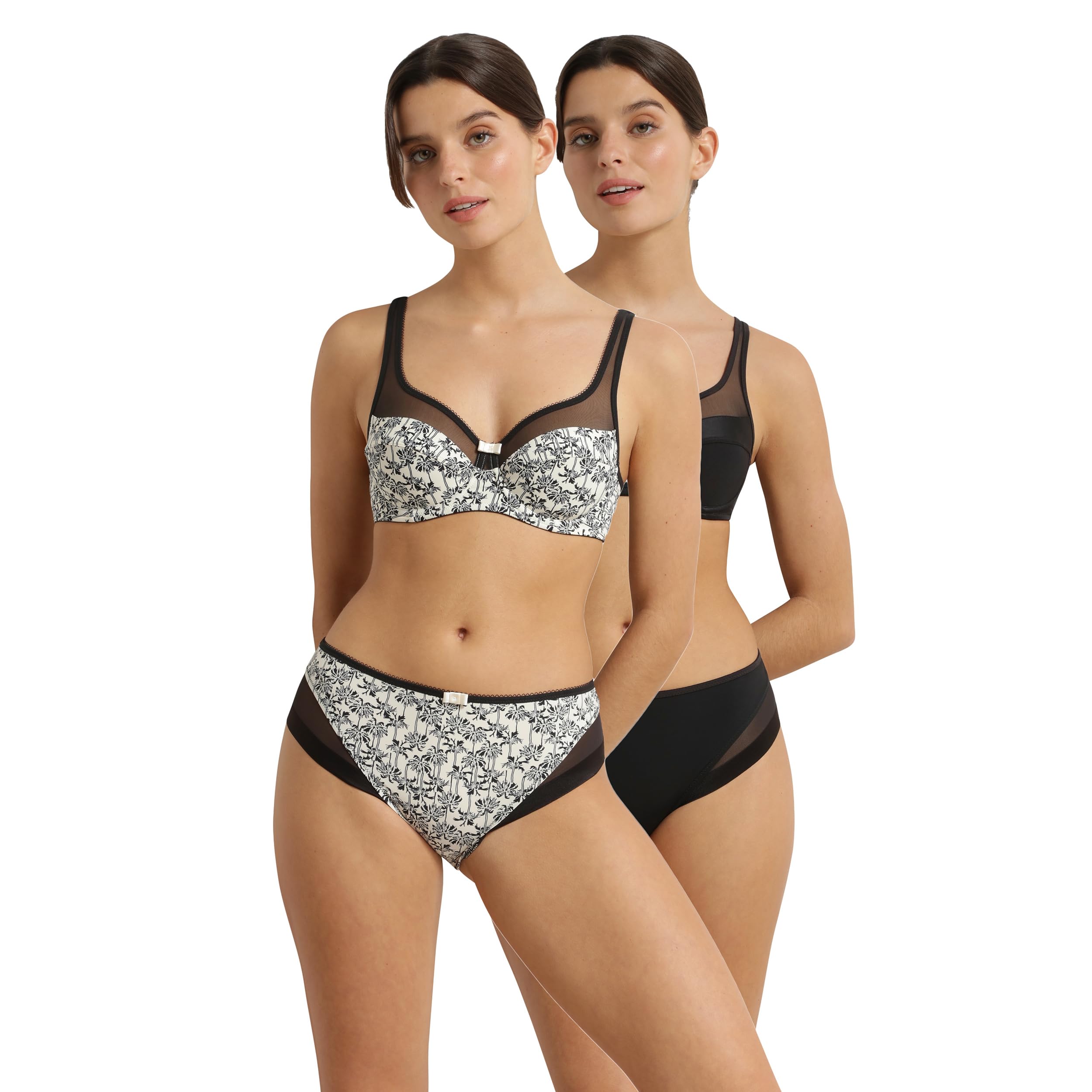 DIM Generous slip donna x2 microfibra con pizzo