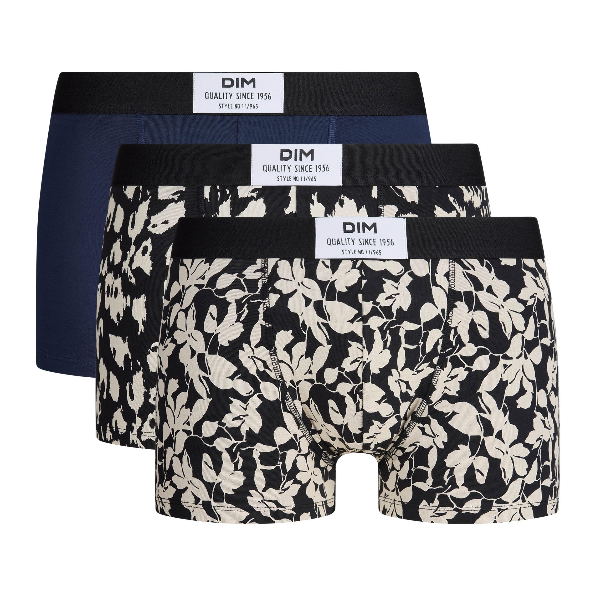 Dim Vibes slip uomo M pacco 3 nero cotone elasticizzato