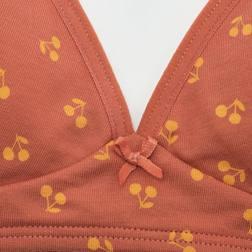 DIM Les Pockets reggiseno ragazza cotone marrone senza ferretto