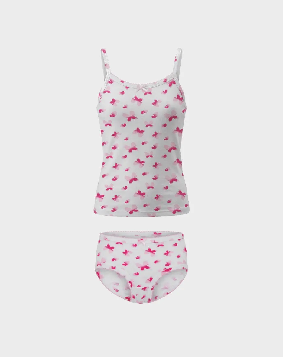 René Rofé 2 Pack canotta e slip bimba cotone tie-dye 2T