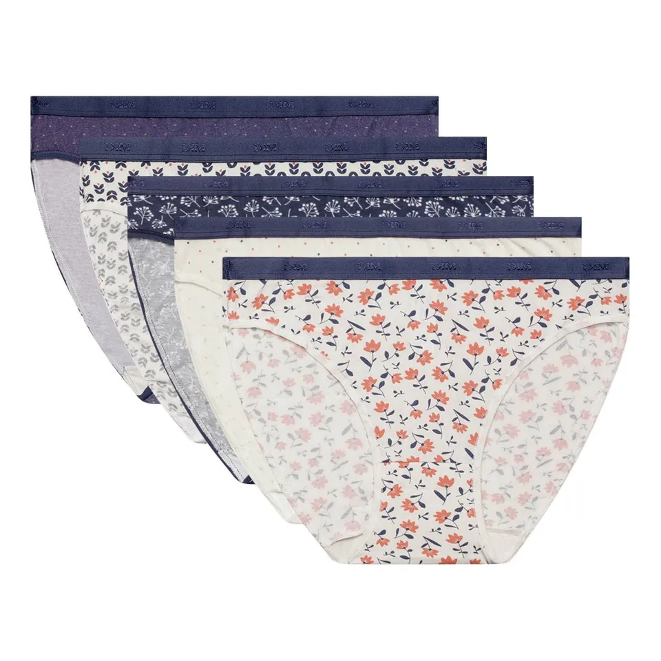DIM Les Pockets Coton slip donna cintura comfort 5pz