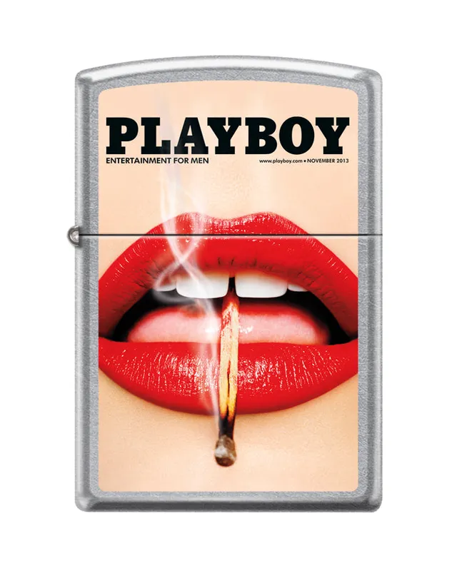 Playboy November 2013 Cover accendino Zippo argento