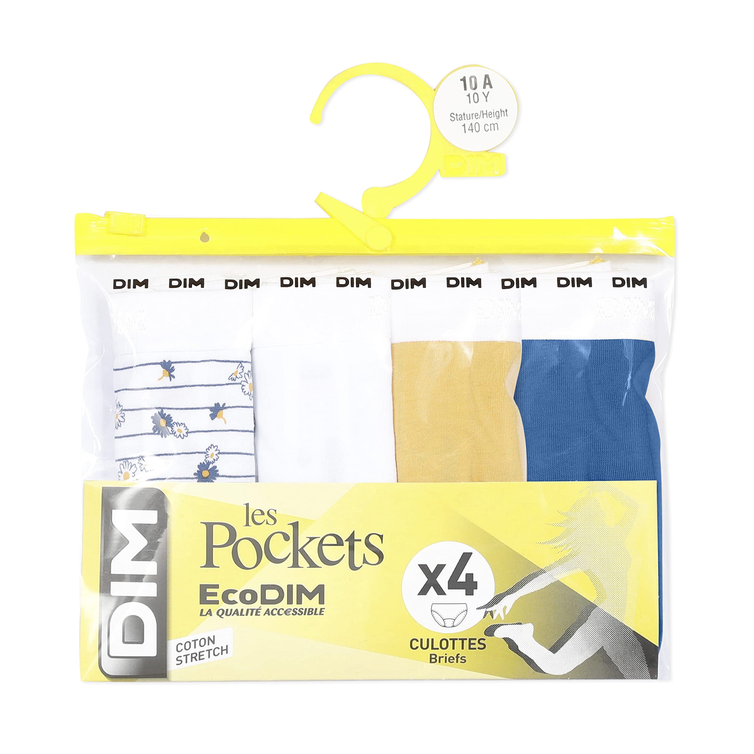 Dim Pocket Ecodim Daisy mutande bambina cotone