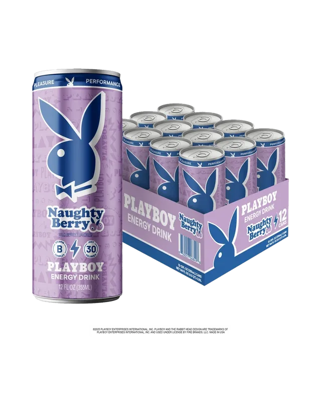 Playboy bevanda energetica wild berry 12 lattine