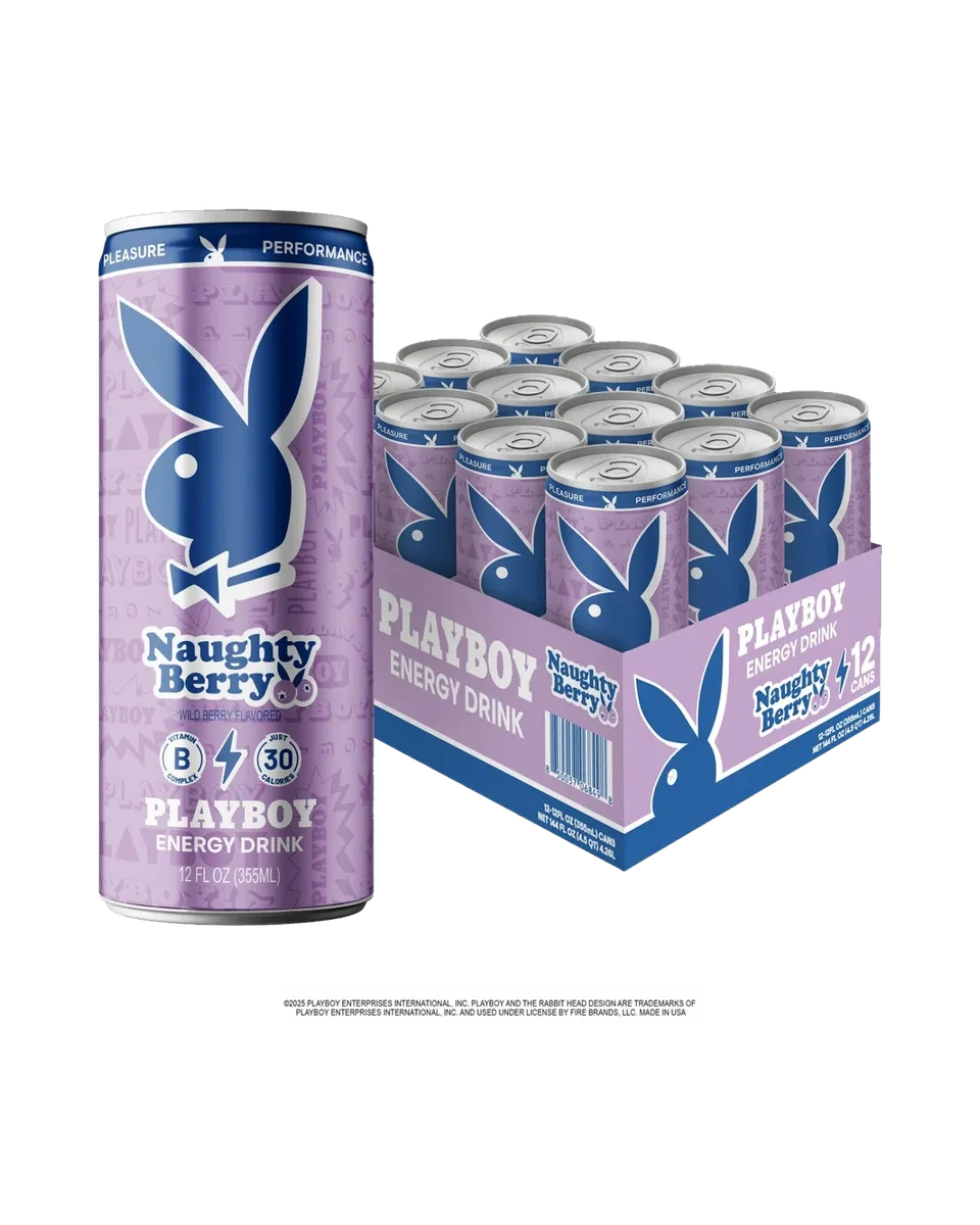 Playboy bevanda energetica wild berry 12 lattine