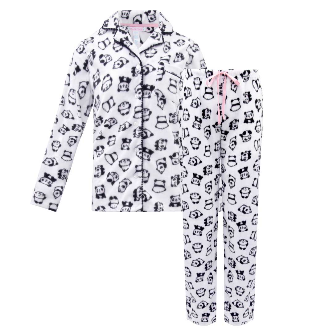 René Rofé Microfleece pigiama bottoni orsi blu M