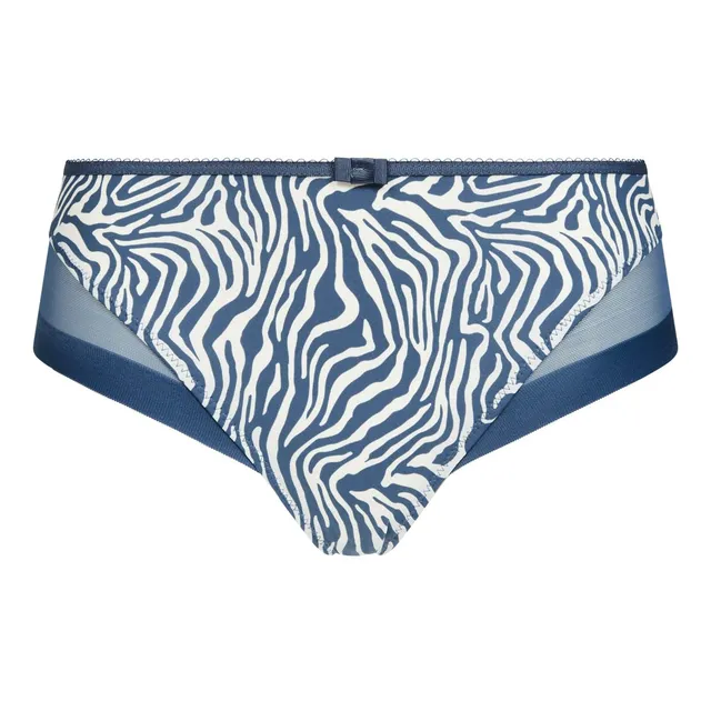 DIM Generous Classique Bikini Donna x1 Blu Lino coprente