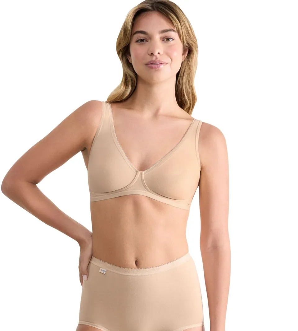 Sloggi Basic+ Soft Bra Reggiseno Pelle 1B Cotone