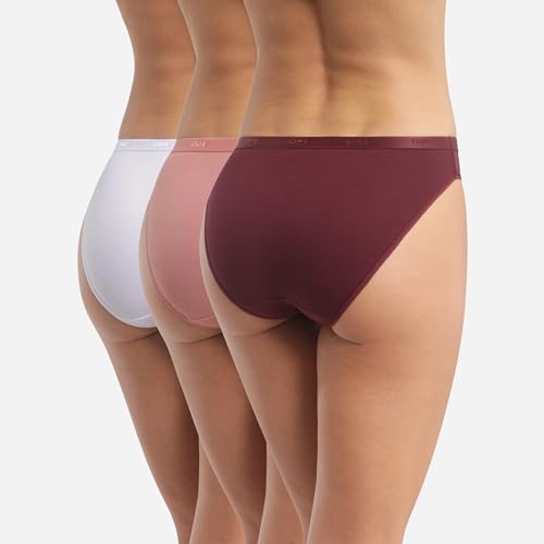 DIM Les Pockets Ecodim Slip Donna x3 Cotone Piatti