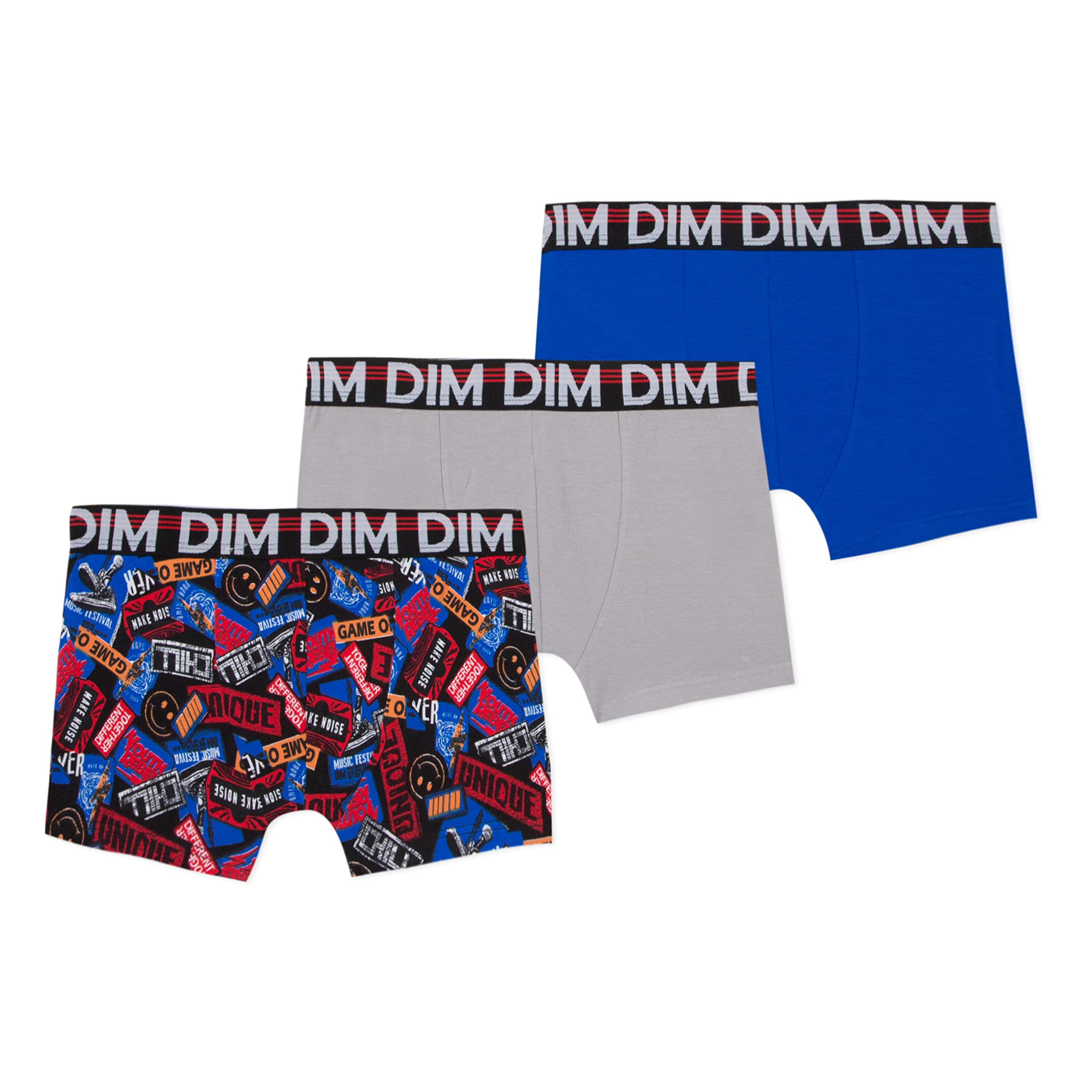 DIM Ecodim Mode boxer bambino corti cotone colorato