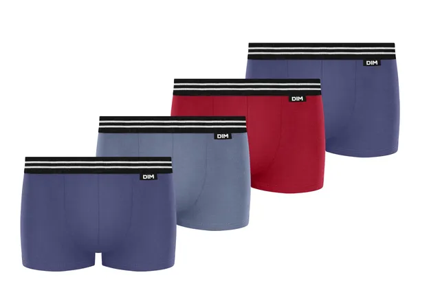 DIM Ecodim boxer ragazzo x4 cotone elasticizzato