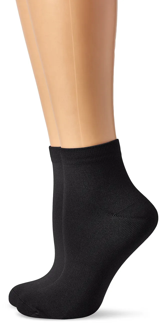 DIM Skin calze donna nere 2 paia taglia unica microfibra