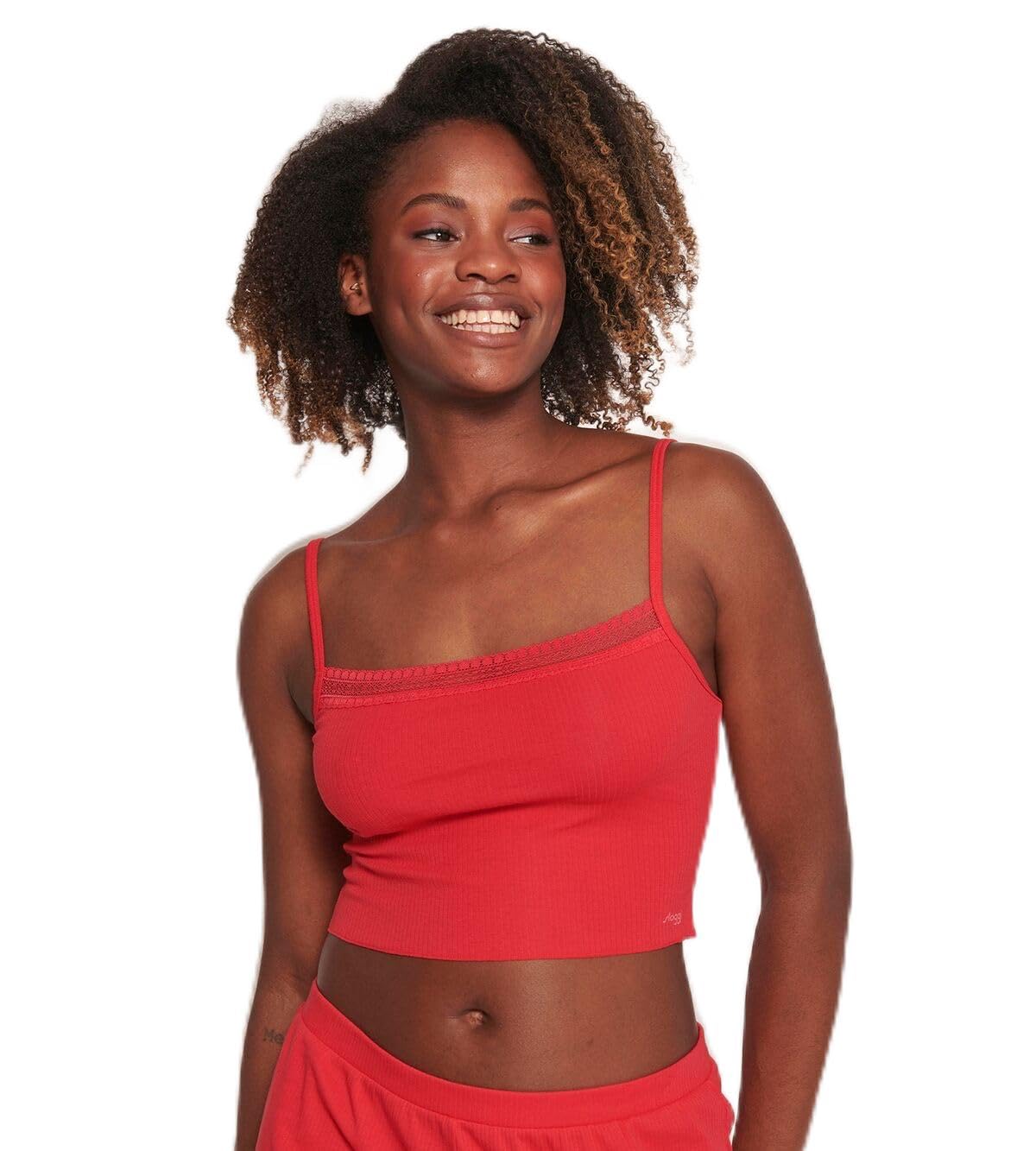 Sloggi Go Ribbed Crop Top donna taglia M cotone