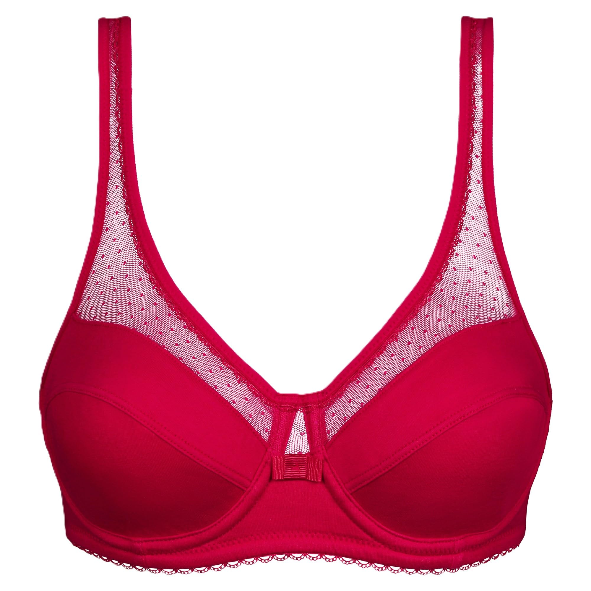 DIM Generous Cotone Bio Reggiseno 4D x1 Ferretto Coppe Lisce