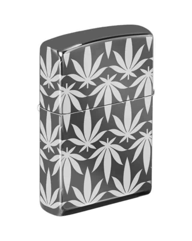 Playboy Icon Leaf Zippo accendino antivento argento
