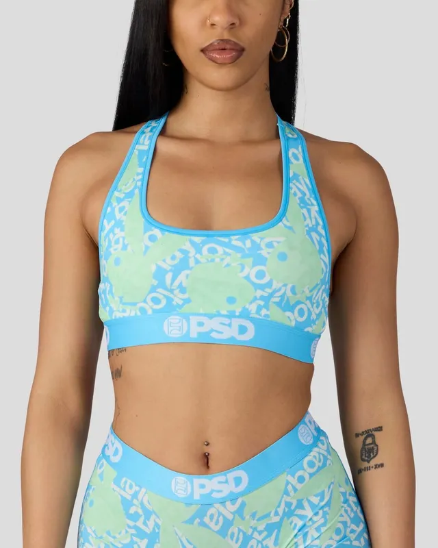 Playboy x PSD Cutting reggiseno sportivo multicolor sostegno leggero