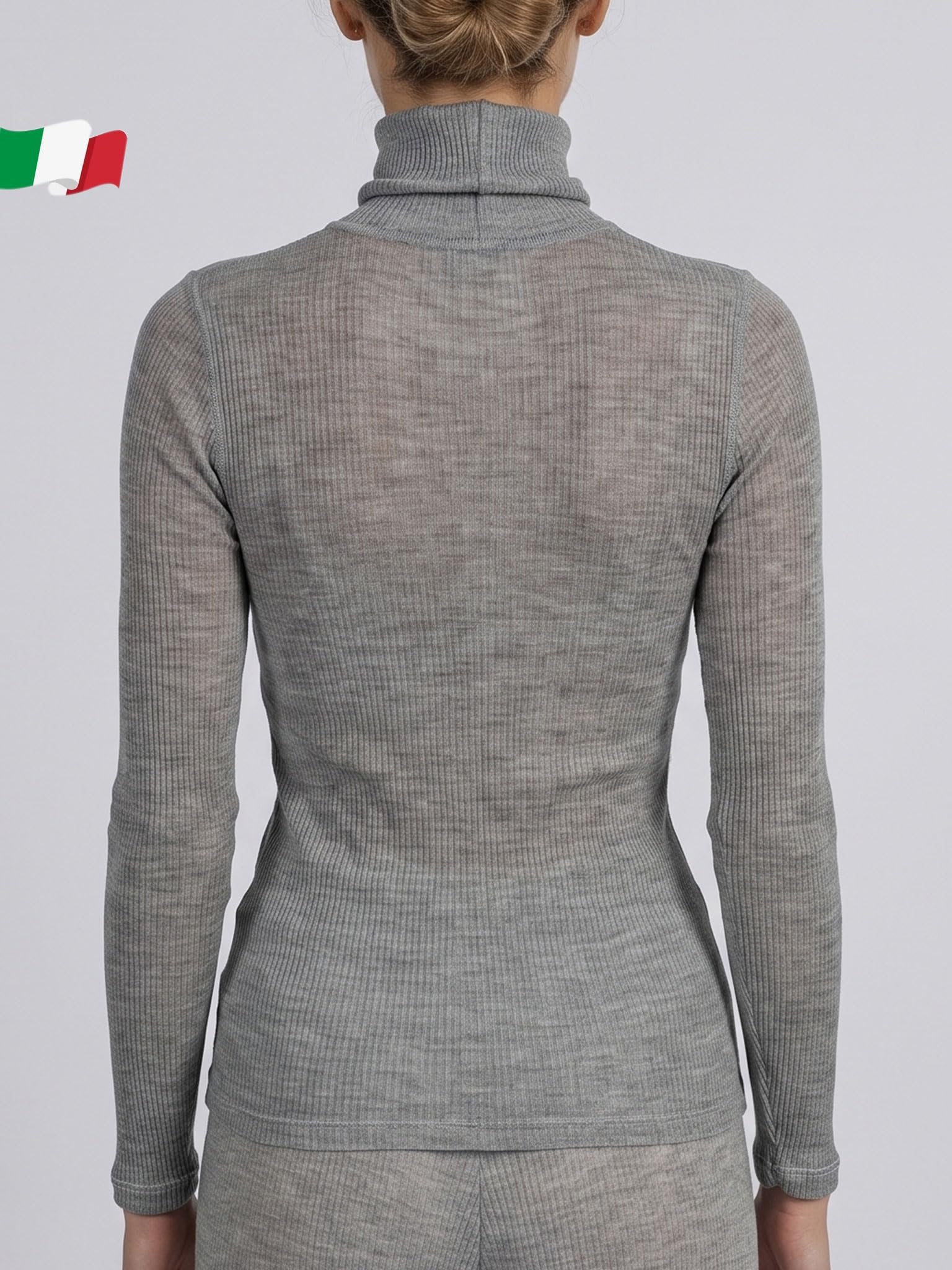 Egi 5349 Dolcevita Donna Cashmere e Modal Nero