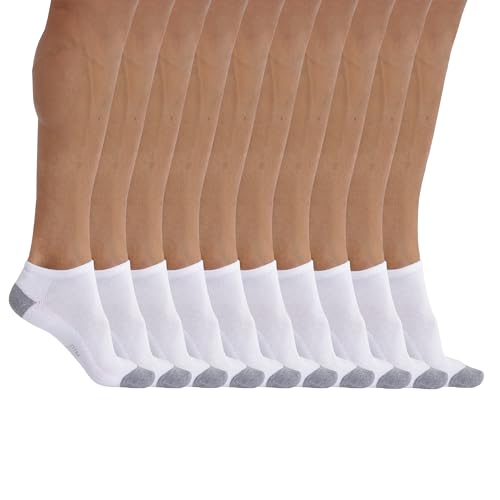 DIM Ecodim Sport calzini corti uomo x10 bianco-nero