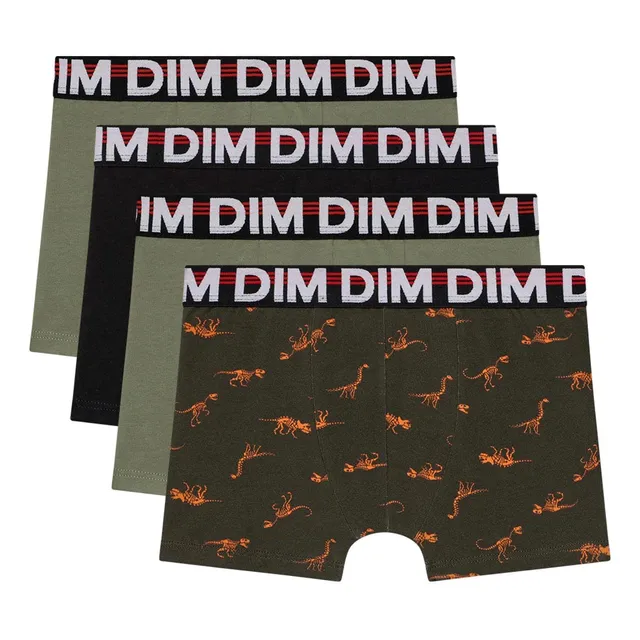DIM Ecodim Boxer Bambino Cotone x4 Multicolor 10 Anni