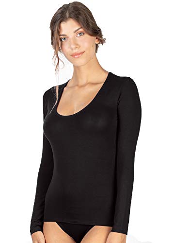 Egi Maglia Manica Lunga Micromodal Scollo Tondo