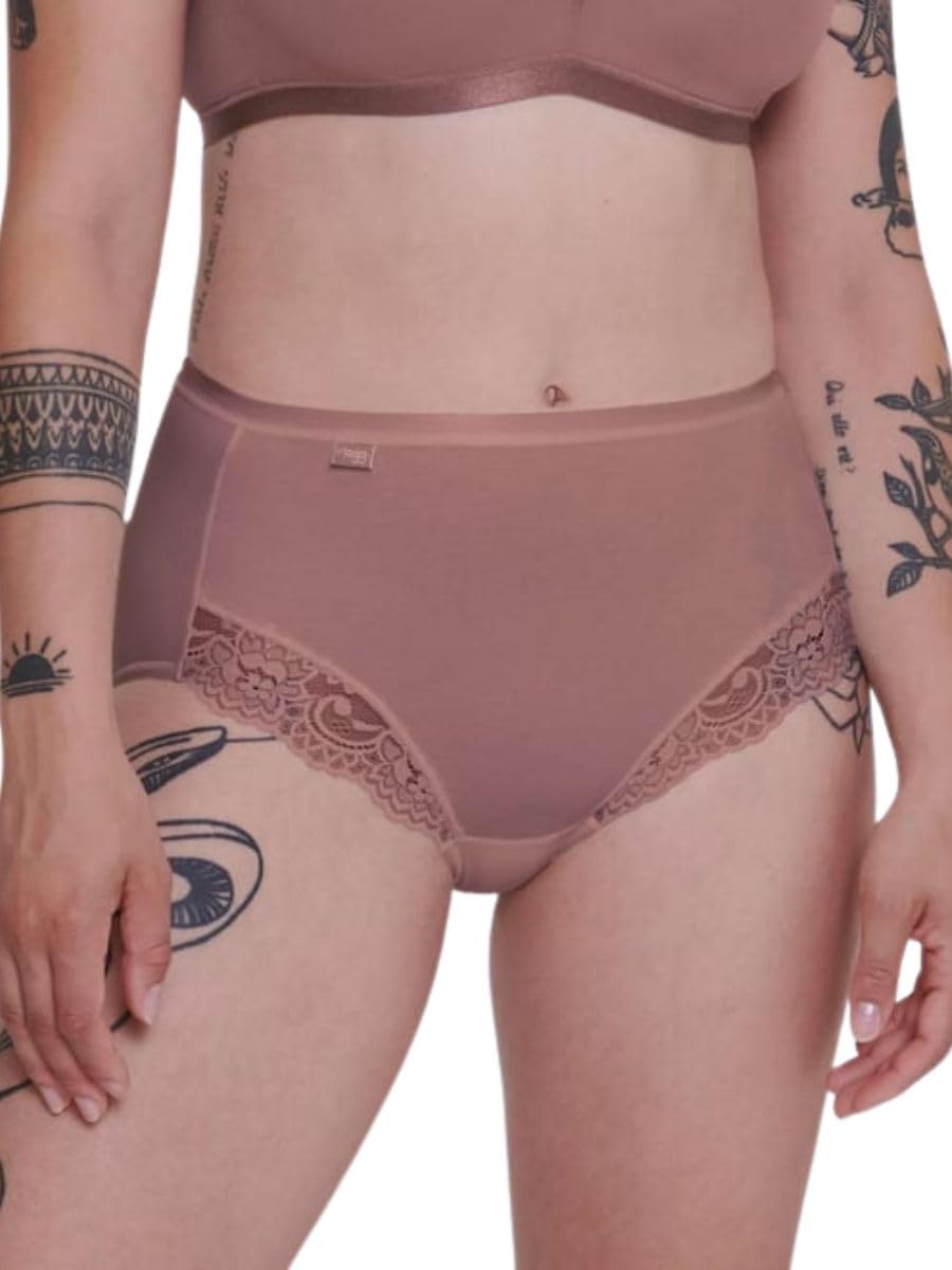sloggi Basic+ mutande vita alta donna 4 pezzi 46 cotone