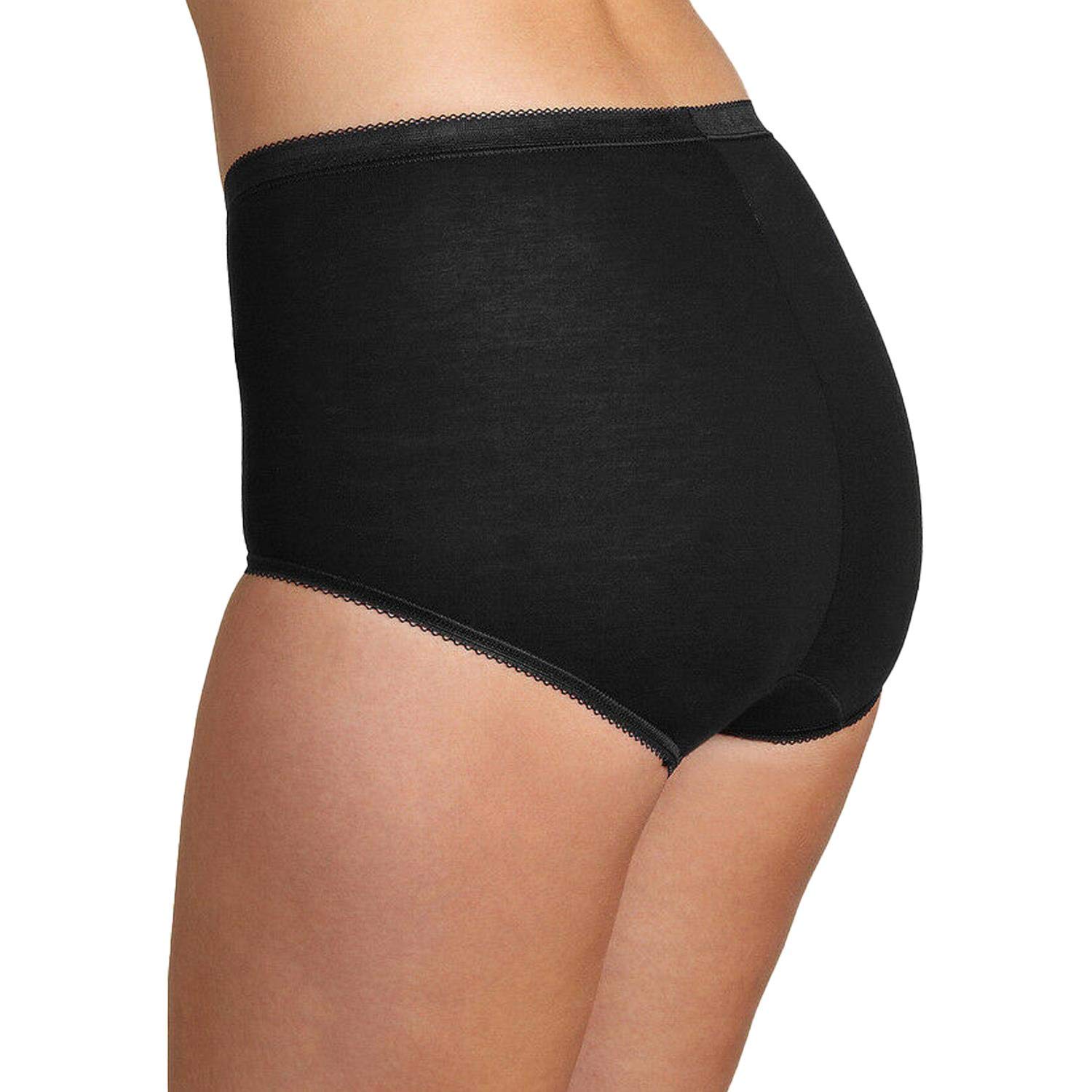 Sloggi Basic+ slip donna nero 4 pezzi cotone morbido