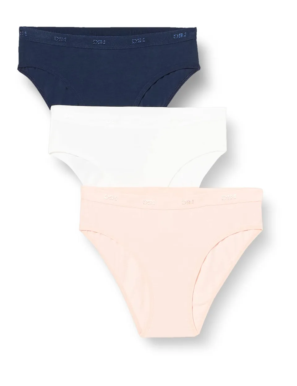 DIM slip bambina x6 cotone elasticizzato colori assortiti