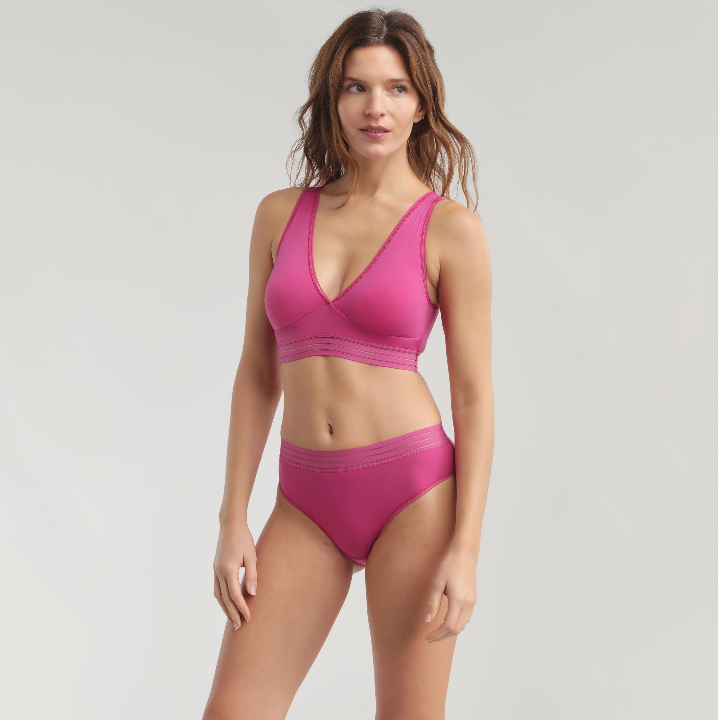 DIM Bikini costume da bagno donna tinta unita