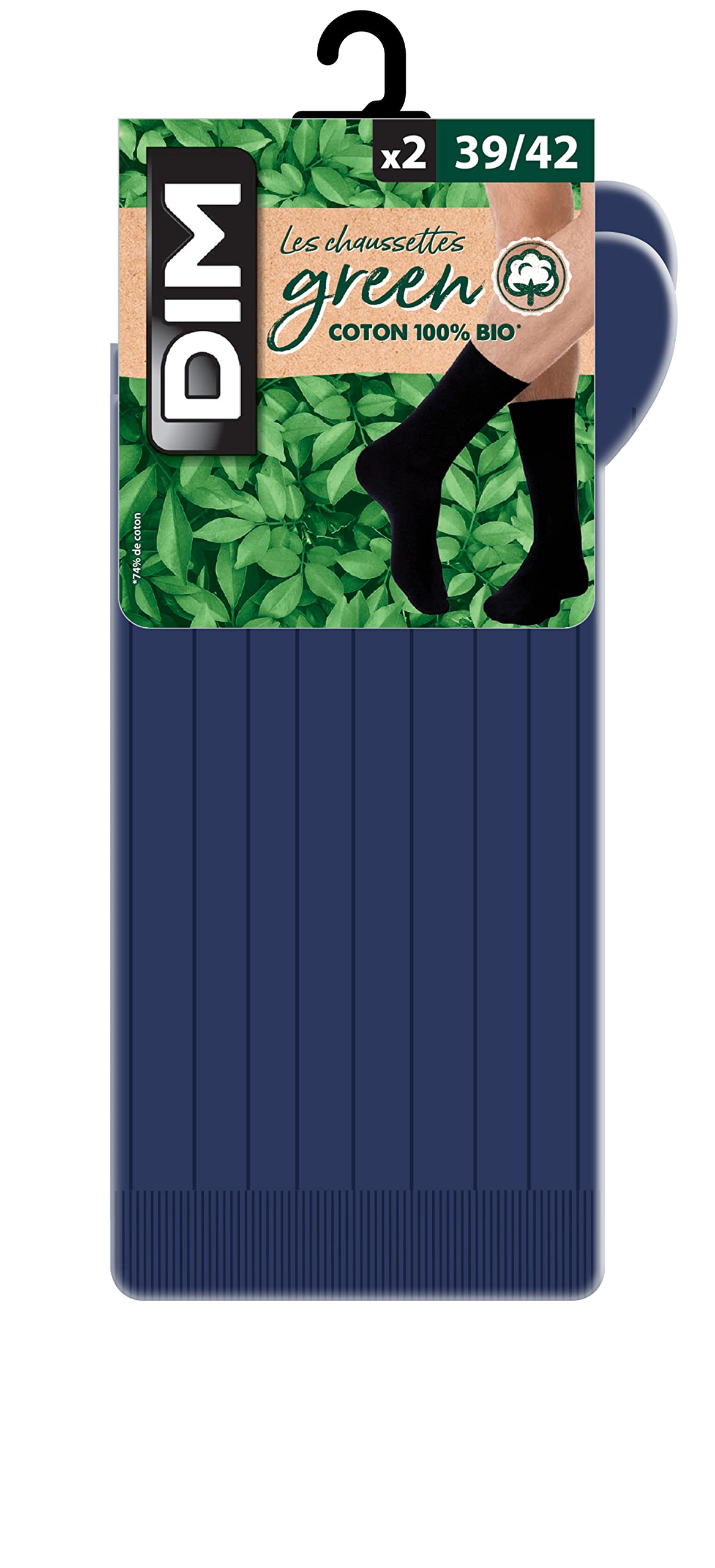 DIM Ecodim Coton Bio calzini uomo pacco da 2 cotone bio