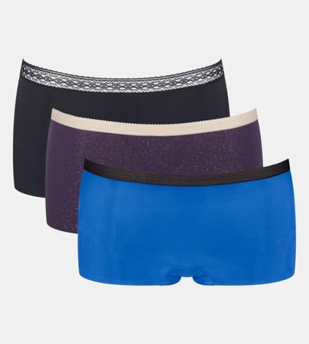 Sloggi Go Unique Short slip donna multicolore 3 pezzi
