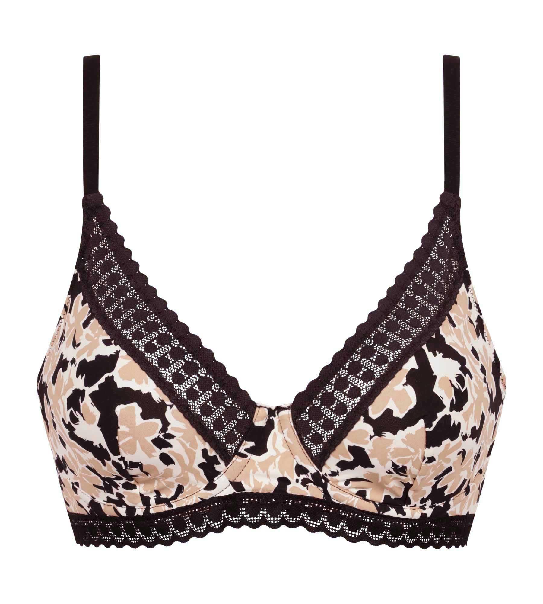 DIM ILY Micro reggiseno donna triangolo microfibra pizzo