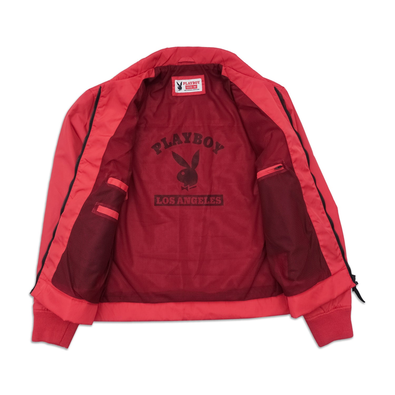 Playboy Moonlit Bunny giacca antivento rossa leggera