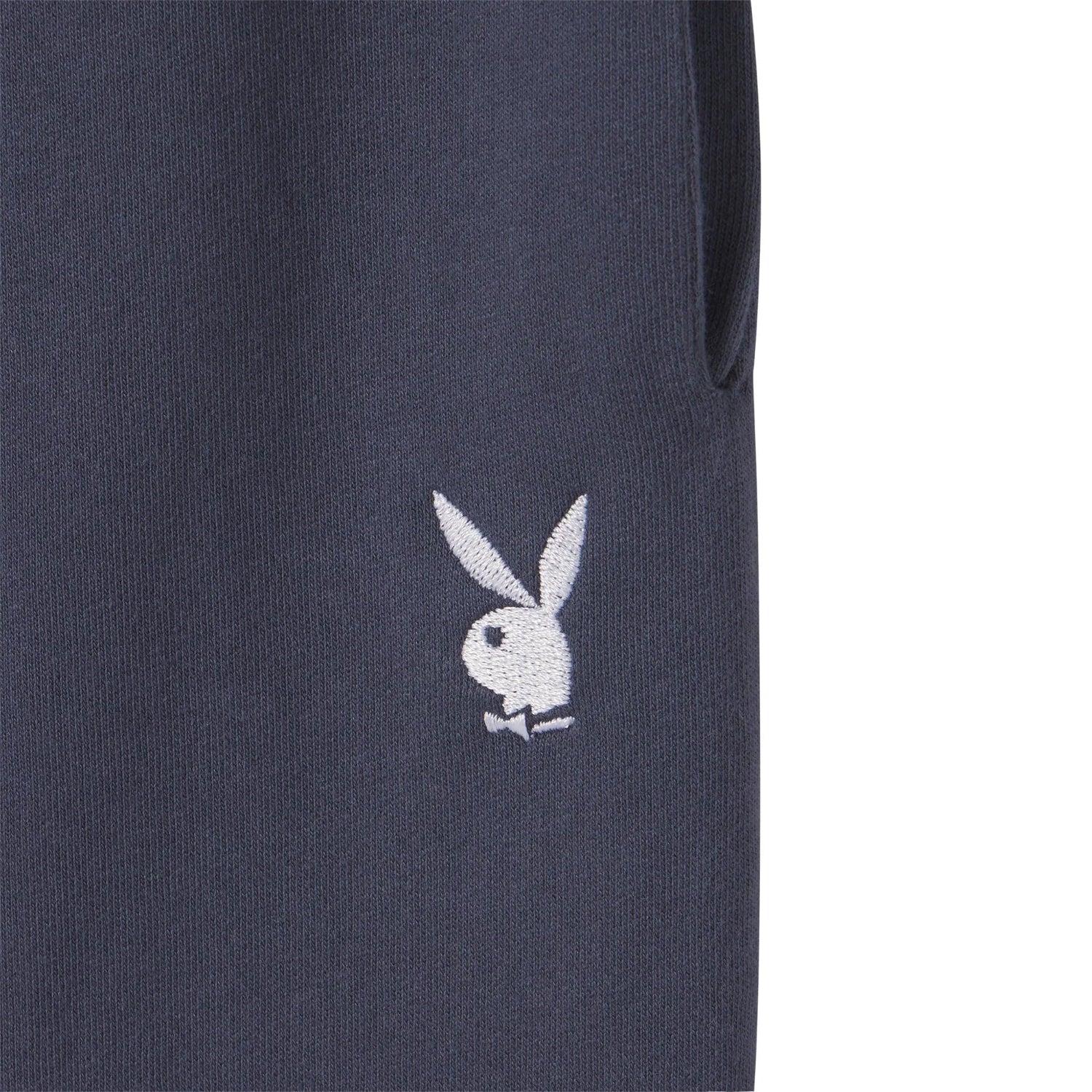 Playboy Bunny Basics pantaloncini tuta blu navy cotone