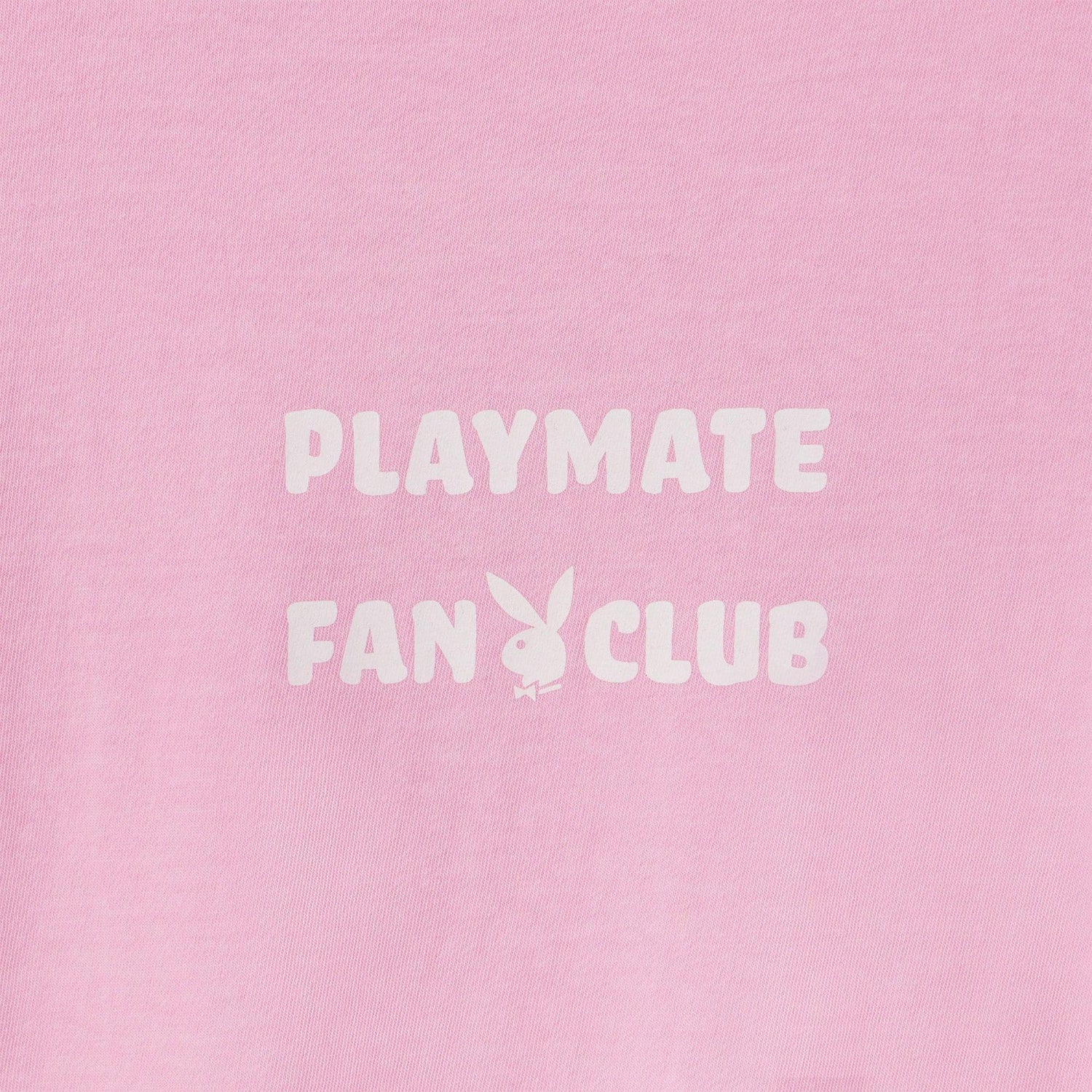 Playboy Playmate of the Year canotta rosa stampa bianco