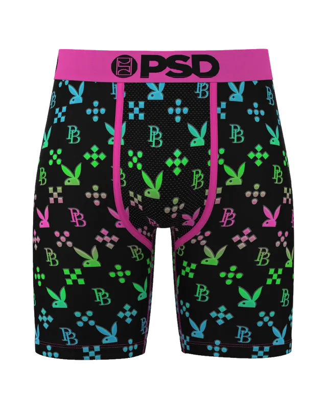 Playboy x PSD Emblem boxer multicolore tasca traspirante