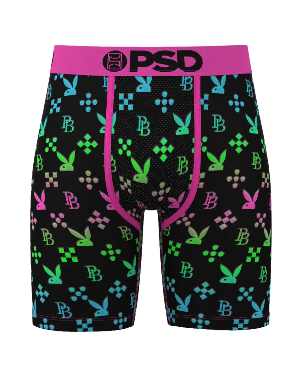 Playboy x PSD Emblem boxer multicolore tasca traspirante