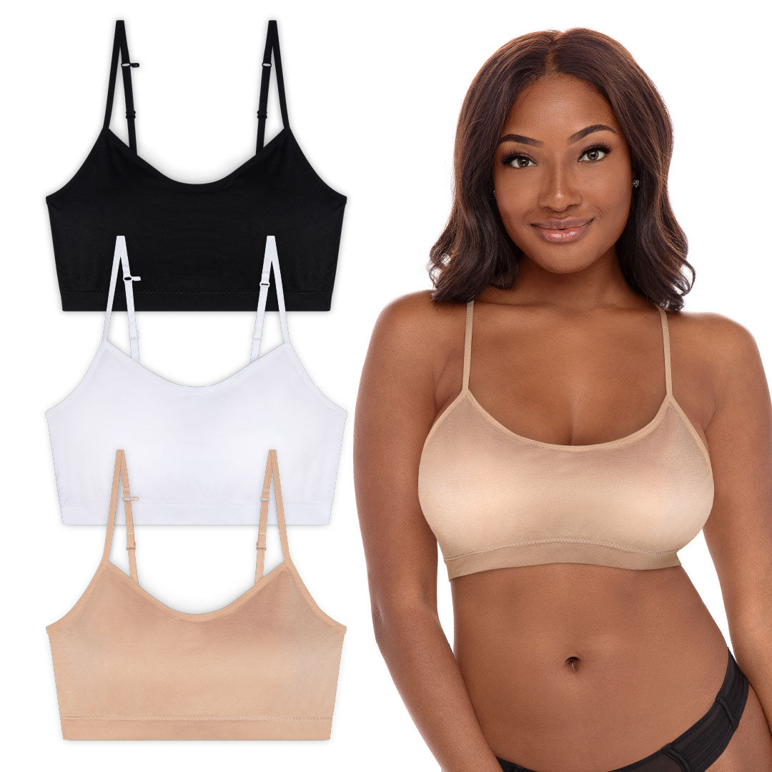 René Rofé Wireless reggiseno sportivo set da 3 senza ferretto