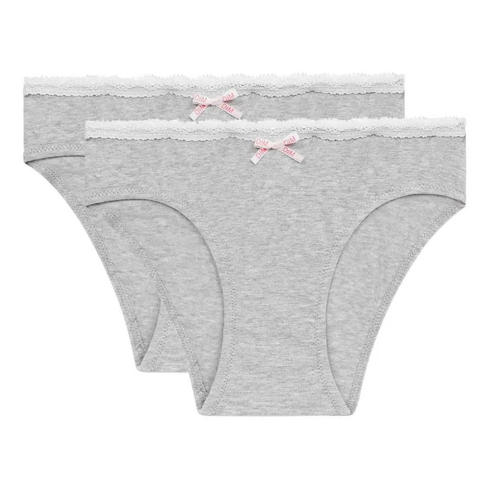 DIM Trendy Bikini Bambina x2 Cotone Vestibilità Comoda