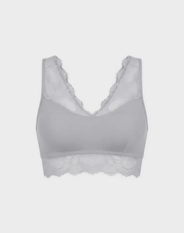 René Rofé Red Carpet reggiseno comfort grigio in pizzo
